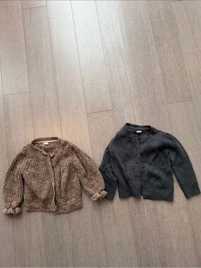 Gap Kids Knit Cardigan bundle - Black, Brown size 3y